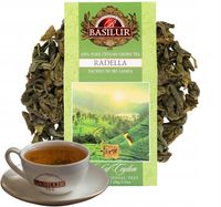 Basilur RADELLA herbata zielona WYSOKOGÓRSKA liściasta CEJLOŃSKA - 100 g