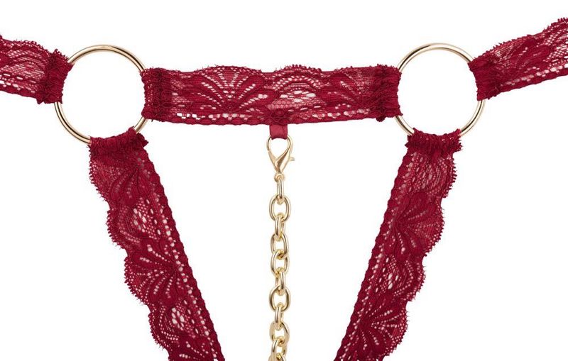 Bra Set Open Red S/M zdjęcie 8