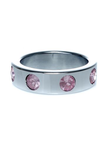 Pierścień-Metal Cock Ring With Rose Diamonds Large na Arena.pl