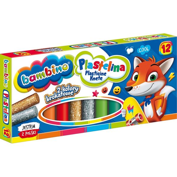 PLASTELINA 12 KOL BAMBINO zdjęcie 1