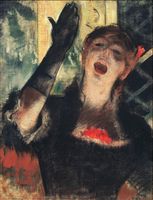 Café Singer, Edgar Degas - plakat 61x91,5 cm