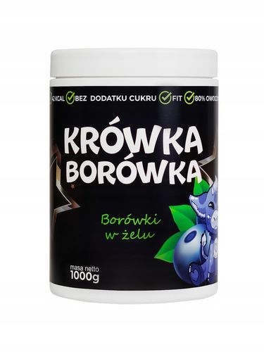 Frużelina FIT Borówka | Dżem bez Cukru Keto 80% PUSZKA XXL 1.1kg na Arena.pl