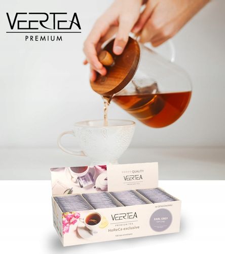 Herbata VEERTEA EARL GREY 100 saszetek na Arena.pl