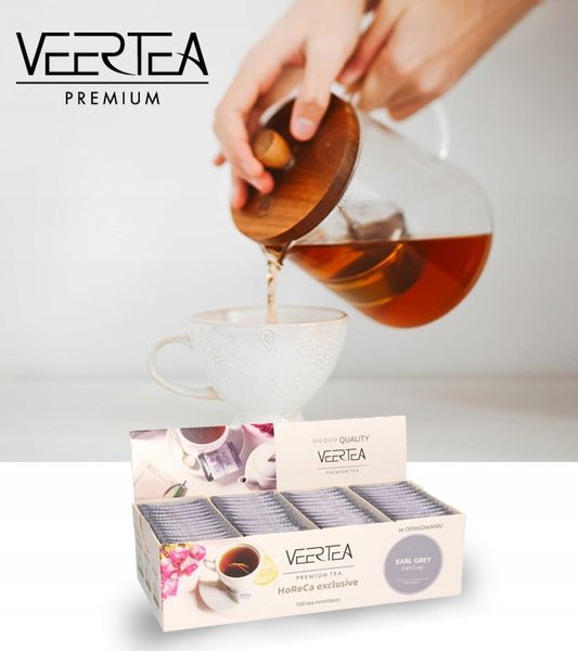 Herbata VEERTEA EARL GREY 100 saszetek zdjęcie 4