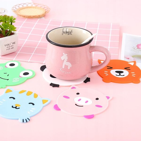 Silikonowa podkładka pod kubek dla dzieci żaba zdjęcie 6