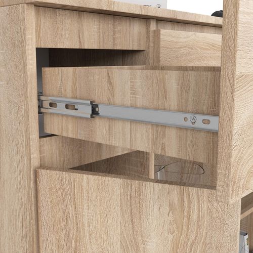 KOMODA K100 2D 3SZ 1P PK DĄB SONOMA na Arena.pl