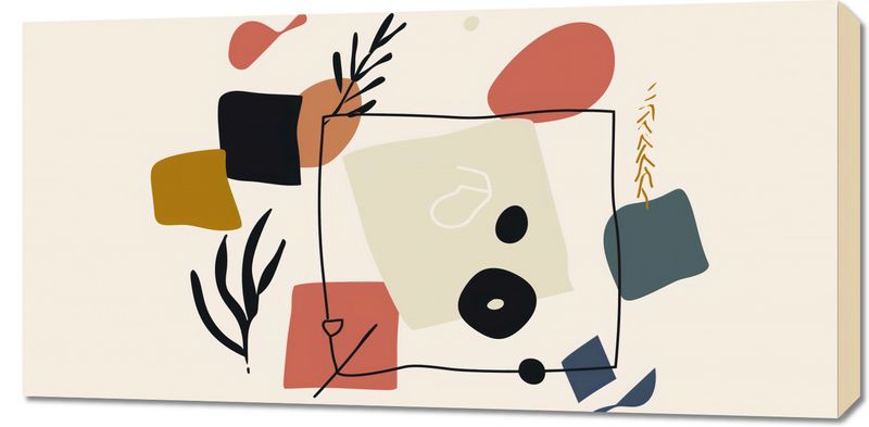 Obraz 100x50cm Abstrakcyjny Dialog zdjęcie 1