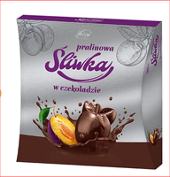 VOBRO BOMBONIERKA 144G PRALINOWA ŚLIWKA W CZEKOLADZIE