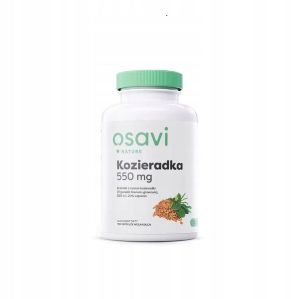 Osavi Kozieradka, 550mg - 120 vcaps zdjęcie 3