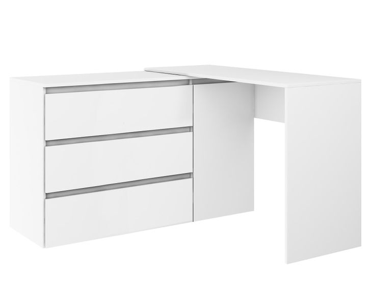 Biurko narożne MEGAN N5 białe zdjęcie 3