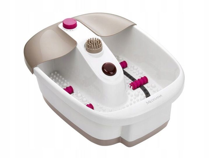 Masażer masaż stóp wodny hydromasażer do nóg podczerwień 4 rolki 3 nasadki zdjęcie 3