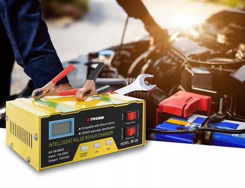 Prostownik 12V i 24V Ładowarka do Akumulatora Akumulatorów Samochodowy 10A na Arena.pl