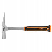 NEO TOOLS MŁOTEK MURARSKI WĄSKI REŃSKI 600G MONOLITYCZNA KONSTRUKCJA 25-106