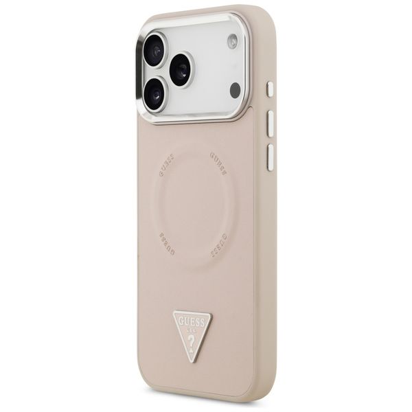 etui guess triangle logo magsafe do      iphone 17 pro różowy zdjęcie 2