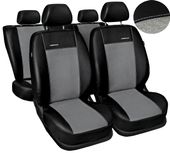 Pokrowce miarowe Premium do VW POLO 4 IV 2001-2009r. szare