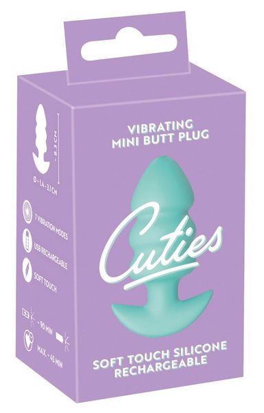 Cuties Vibrating Plugs Green zdjęcie 1