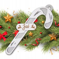 BOMBKA Z IMIENIEM GRAWEROWANA PREZENT NA ŚWIĘTA MIKOŁAJ SZKOŁA PRZEDSZKOLE