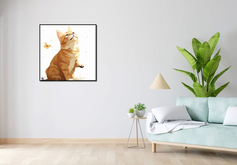 Plakat 80x80cm Motyle i Marzenia zdjęcie 4