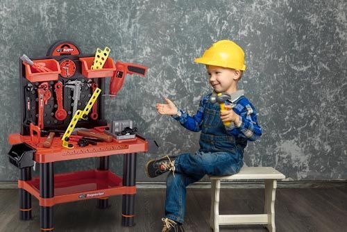 DLA DZIECI STÓŁ NARZĘDZIOWY DLA MAŁYCH MAJSTERKOWICZÓW na Arena.pl