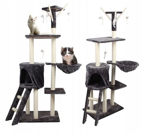 Drapak dla kota drzewo legowisko Domek 138cm F014 na Arena.pl