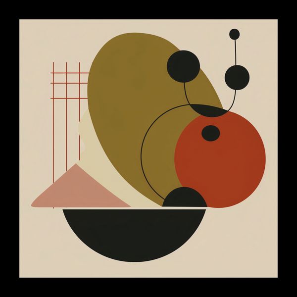 Plakat 20x20cm Geometryczny Balans zdjęcie 2