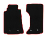 Dywaniki welurowe CARLUX-RED Mazda MX-5 III Cabrio 2005-2015 czarne