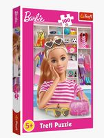puzzle 100 poznaj barbie 16458