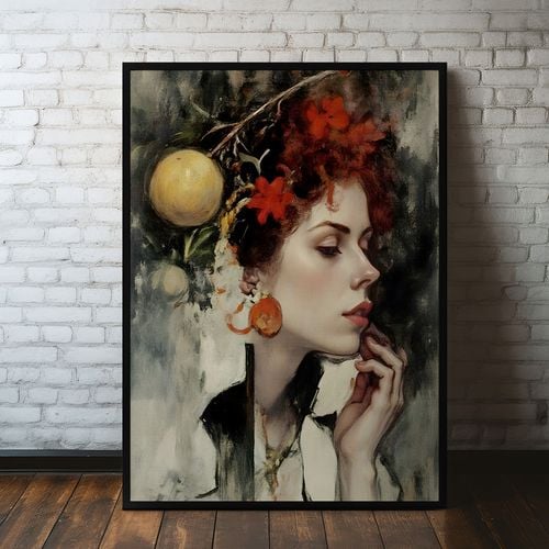 Plakat portret kobiety 30x40 cm na Arena.pl