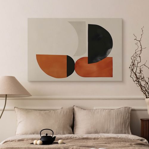 Obraz Ścienny Do Salonu Wzór Geometryczny Styl Boho Abstrakcja 90cm x 60cm na Arena.pl