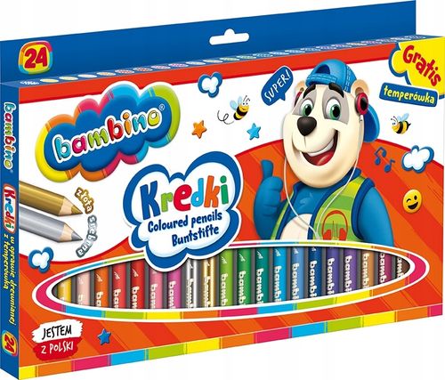 KREDKI BAMBINO 24KOL JUMBO +TEMP. A"4 0447 na Arena.pl