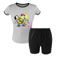 Krótka Piżama dziecięca Greenowie