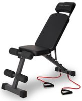 Ławka treningowa do ćwiczeń Ławeczka regulowana składana Corciano Prosta