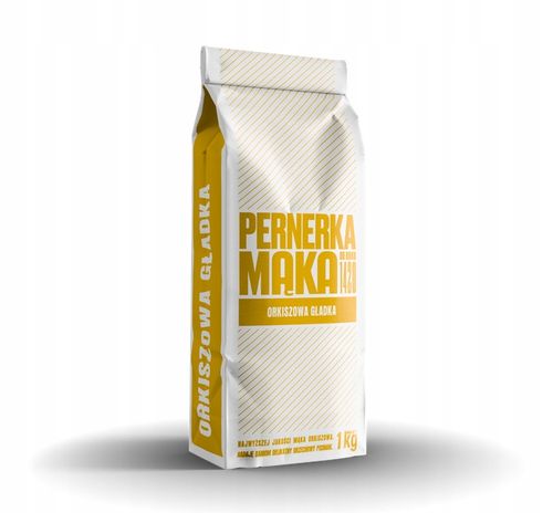 MĄKA ORKISZOWA JASNA GŁADKA TYP 630 10x1 kg PERNERKA na Arena.pl