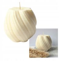 Świeca sojowa wolnostojąca dekoracyjna spirala prezent naturalna handmade