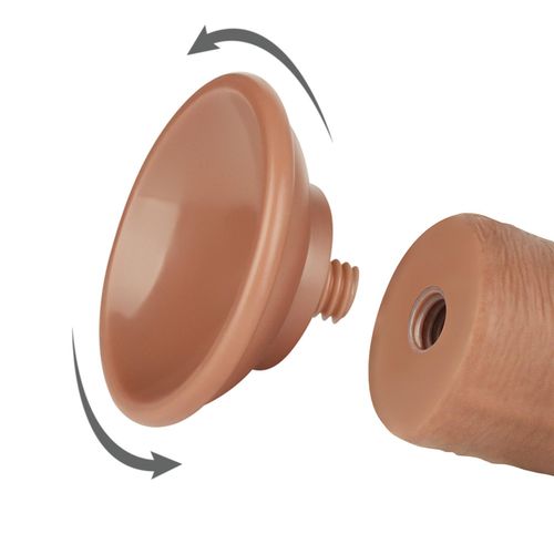 8'' sliding skin dual layer dong brown na Arena.pl