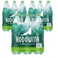 Woda mineralna RODOWITA z Roztocza delikatnie gazowana 18x 1,5 l
