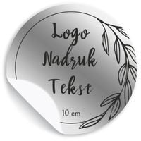 Naklejki z LOGO ETYKIETY REKLAMOWE z twoim nadrukiem grafiką 10 cm 40 sztuk