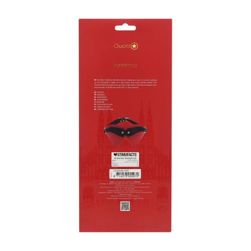 milan collection - blindfold - black/red na Arena.pl