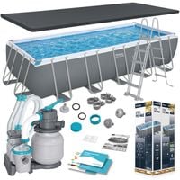 Basen ogrodowy stelażowy 640 x 274 x 132 cm 11w1 Bestway 5612B