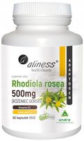 ALINESS Rhodiola Rosea 500 mg różeniec górski KONCENTRACJA 60 kapsułek