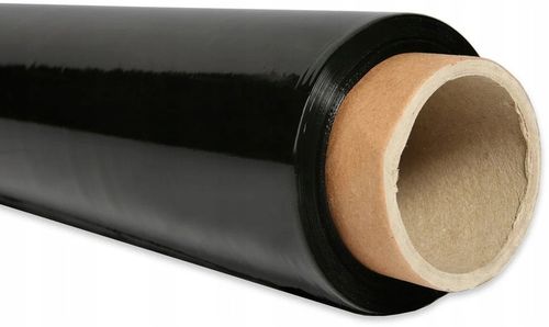 STRECZ folia 3kg CZARNA 2,7kg netto folii 23mic x1 na Arena.pl