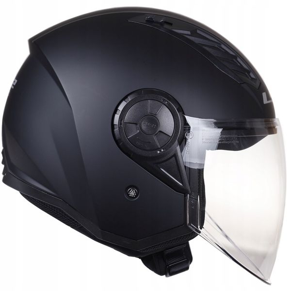 KASK LS2 OF616 Airflow II ECE 22.06 Solid Black Matt Czarny Mat Rozmiar M zdjęcie 14