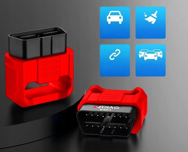 INTERFEJS DIAGNOSTYCZNY 24DIAG V501 ELM327 BLUETOOTH 5.0 OBD2 iOS ANDROID zdjęcie 16