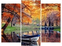 60 90CM OBRAZ 3 ELEM UROKLIWY ZAKĄTEK ŚCIENNY DRUK PŁÓTNO