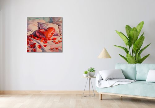 Obraz 70x70cm I Ja Ciebie Też na Arena.pl