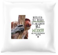 Poduszka z nosaczem -  Niedziela bez rosołu