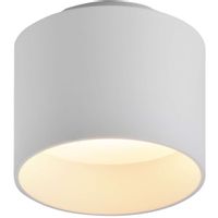 Biurowa LAMPA sufitowa TRIOS 4119423 Nave metalowa OPRAWA plafon LED 12W 3000K + 4000K okrągły biały