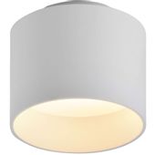 Biurowa LAMPA sufitowa TRIOS 4119423 Nave metalowa OPRAWA plafon LED 12W 3000K + 4000K okrągły biały