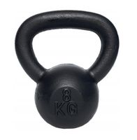 Kettlebell 8kg kettle żeliwny odważnik hantel kula do ćwiczeń CROSSFIT