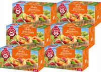 (x6) TEEKANNE Herbata Słodka Brzoskwinia 20tb